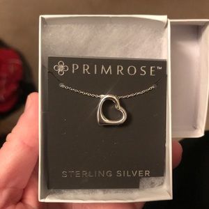 Primrose sterling silver necklace